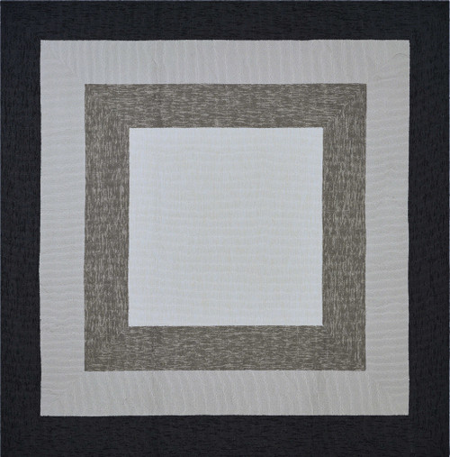 Homeroots Home Decor 7' Square UV Treated Polypropylene Charcoal Area Rug, Charcoal, Square