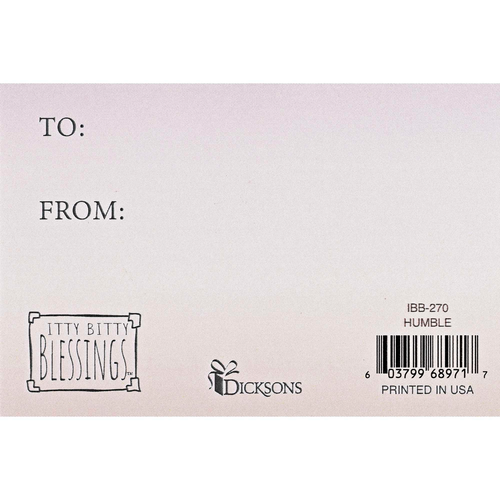 Itty Bitty Card Humble Yourselves Before