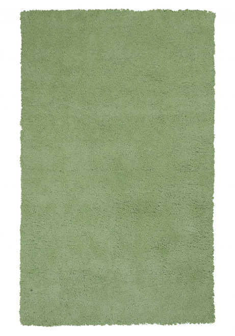 Homeroots Home Decor 5'x7' Spearmint Green Indoor Shag Rug, Spearmint Green, 5'x7'