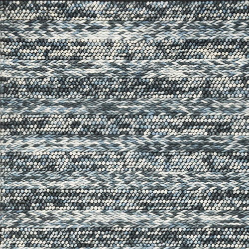 Homeroots Home Decor 60" X 84" Blue Wool Rug, Blue, Hand-Woven
