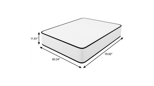 12" Queen Memory Foam Hybrid Mattress