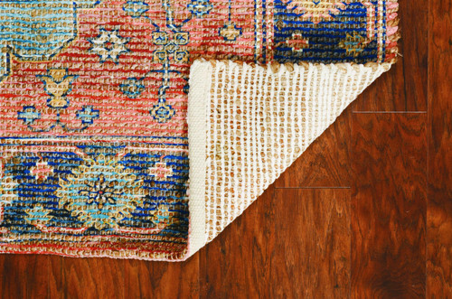 Homeroots Home Decor 8'x10' Blue Hand Woven Medallion Indoor Area Rug