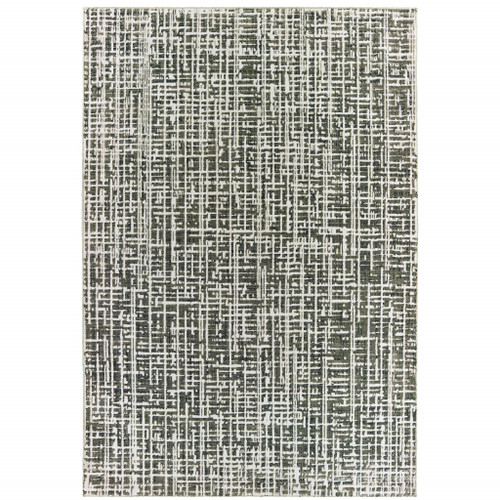 Homeroots Home Decor 10' x 13' Geometric Tufted Handmade Stain Resistant Area Rug, Blue Green Gold Navy Ivory