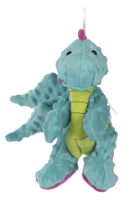 goDog Dragons Squeaky Plush Dog Toy