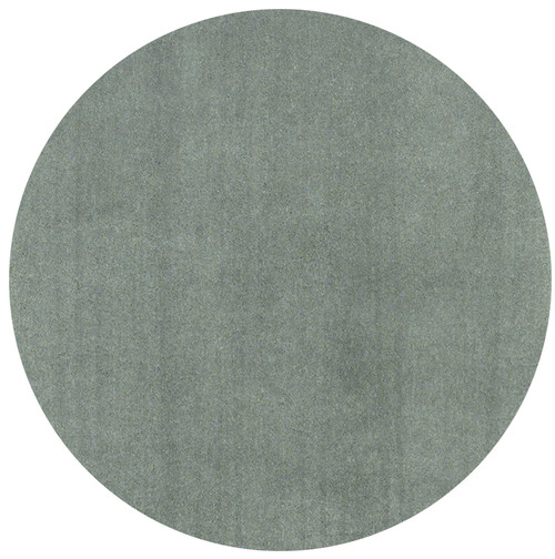 Homeroots Home Decor 8' Round Polyester Slate Area Rug, Slate, Round