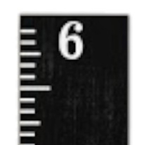 72" X 6" Black And White Wood Hanging Wall Decor
