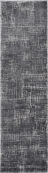 Homeroots Home Decor 5'x8' Grey Machine Woven Abstract Indoor Area Rug