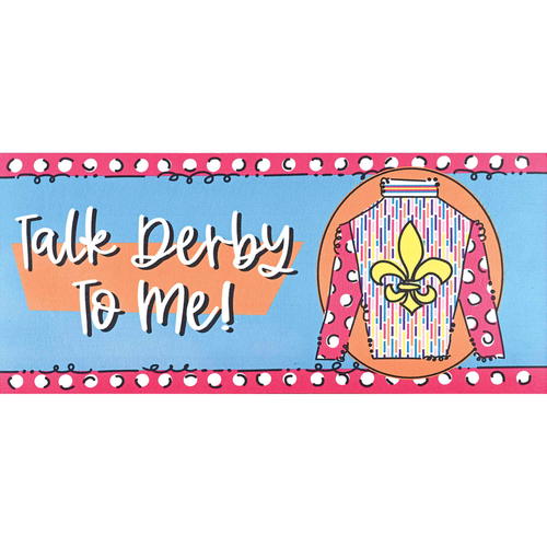 Doormat Insert Jockey Silk Talk Derby To