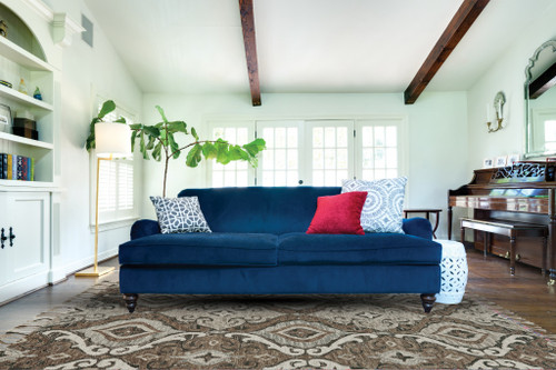 4' X 6' Gray Taupe And Ivory Wool Floral Tufted Handmade Area Rug With Fringe