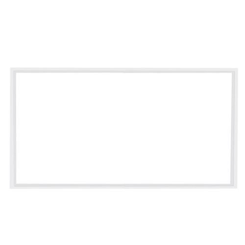 Rectangle Twelve Light Metal LED Dimmable Semi-Flush Ceiling Light