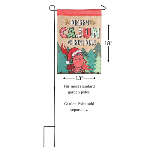 Flag Crawfish Merry Cajun Christmas