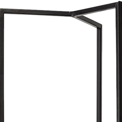30" Gray Abstract Metal Tabletop Hurricane Candle Holder