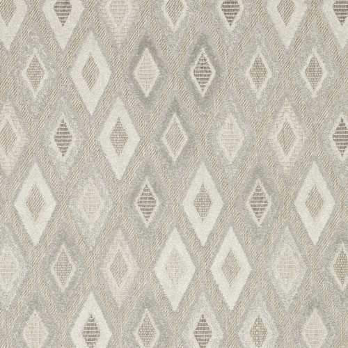5' X 8' Beige And Gray Diamond Area Rug