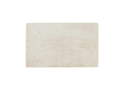 3' X 5' Faux Fur Hand Knotted Area Rug