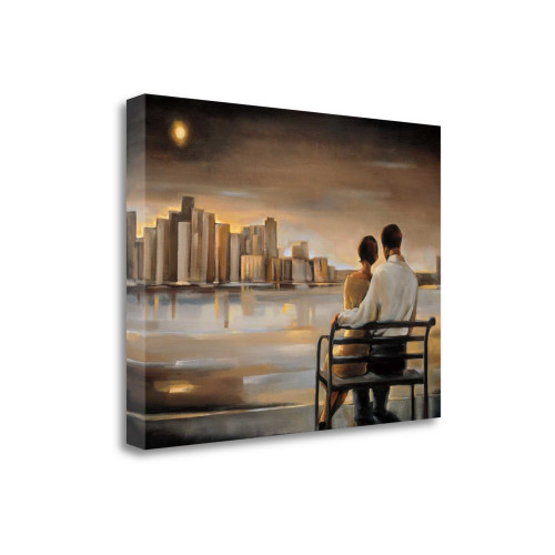 Reflections III Wrapped Canvas Print Living Room Wall Art
