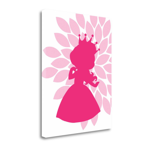 Princess II Wrapped Canvas Print Living Room Wall Art