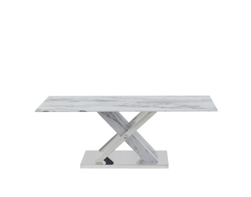 Elegant Marble Glass top Coffee Table