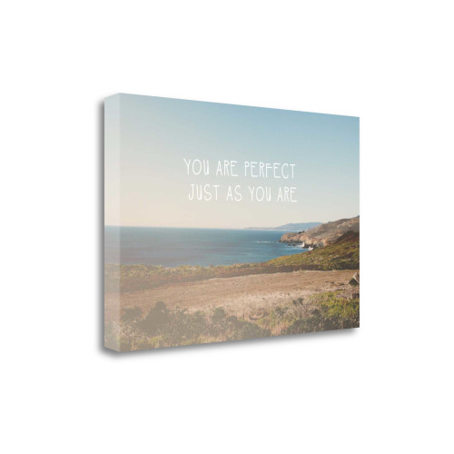 Perfect As You Are 1 Wrapped Canvas Print Living Room Wall Art