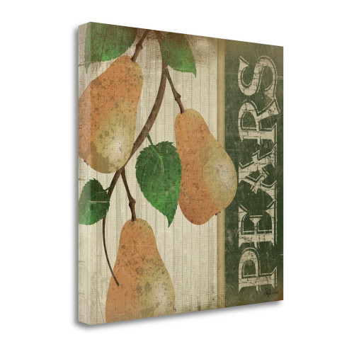 Pears 2 Wrapped Canvas Print Living Room Wall Art