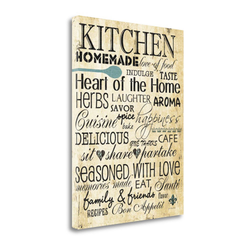 Kitchen 6 Wrapped Canvas Print Living Room Wall Art