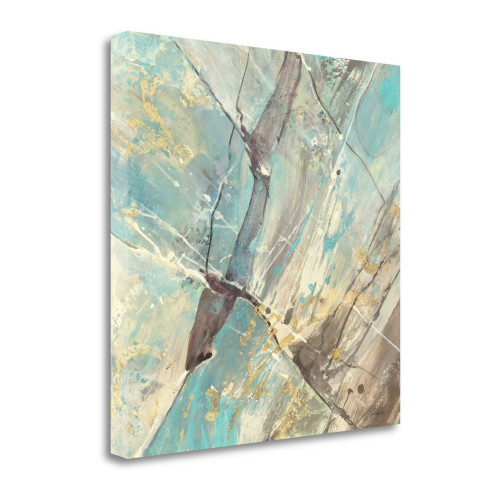 Blue Water II Wrapped Canvas Print Living Room Wall Art