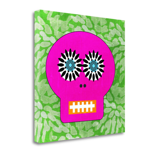 Day Of The Dead II Wrapped Canvas Print Living Room Wall Art