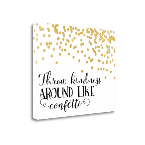 Throw Kindness Around 1 Wrapped Canvas Print Living Room Wall Art