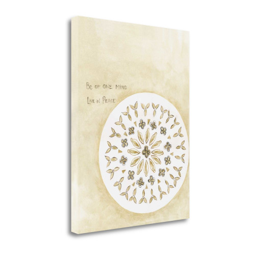 One Mind 1 Wrapped Canvas Print Wall Art