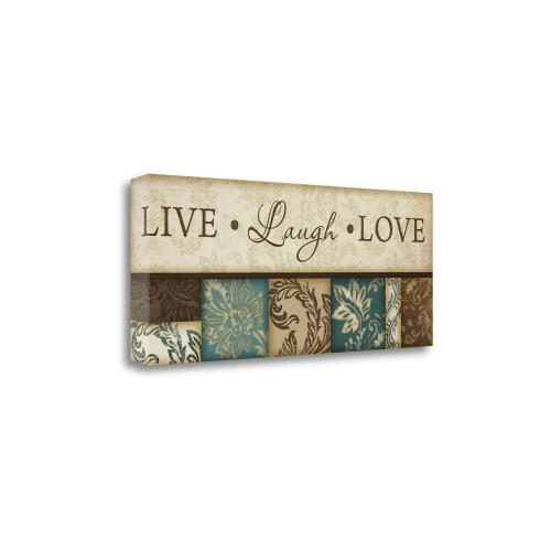Live Laugh Love 10 Wrapped Canvas Print Living Room Wall Art
