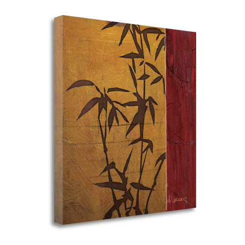 Modern Bamboo II Wrapped Canvas Print Living Room Wall Art