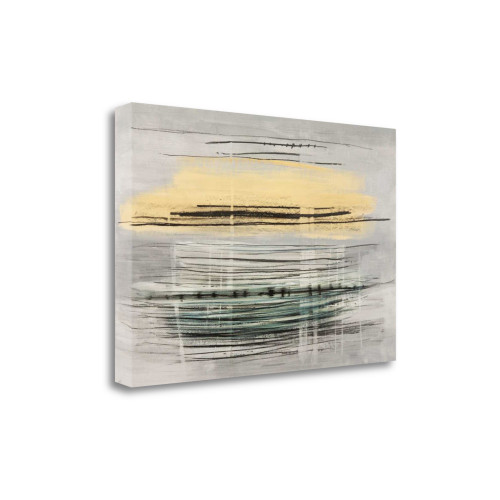 Sunrise Tracks 5 Wrapped Canvas Print Wall Art