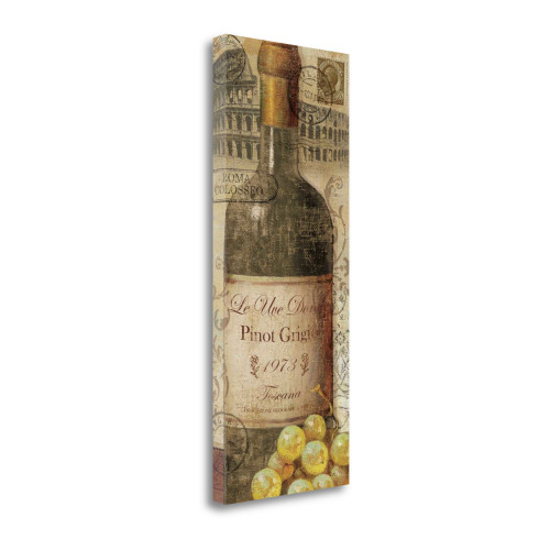 European Wines I Wrapped Canvas Print Living Room Wall Art
