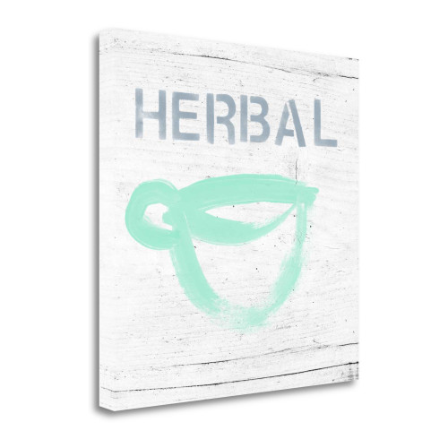Herbal Tea 2 Wrapped Canvas Print Living Room Wall Art