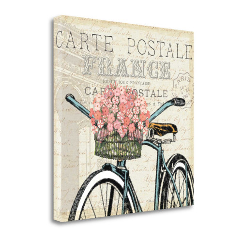 Paris Ride II Wrapped Canvas Print Living Room Wall Art