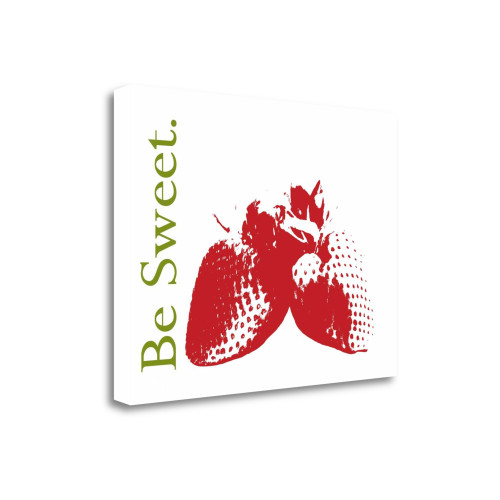 Be Sweet 4 Wrapped Canvas Print Living Room Wall Art