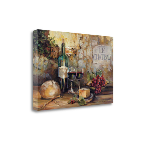 Le Chateau Wag 5 Wrapped Canvas Print Living Room Wall Art