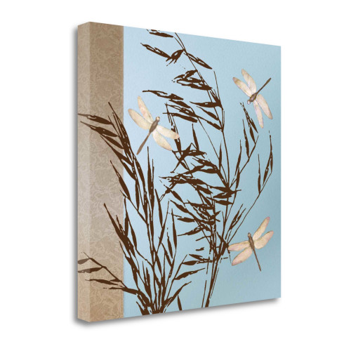 Dragonflies 2 Wrapped Canvas Print Wall Art