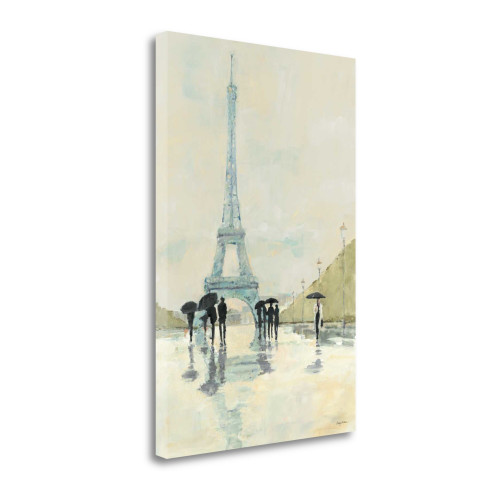 April In Paris 1 Wrapped Canvas Print Living Room Wall Art