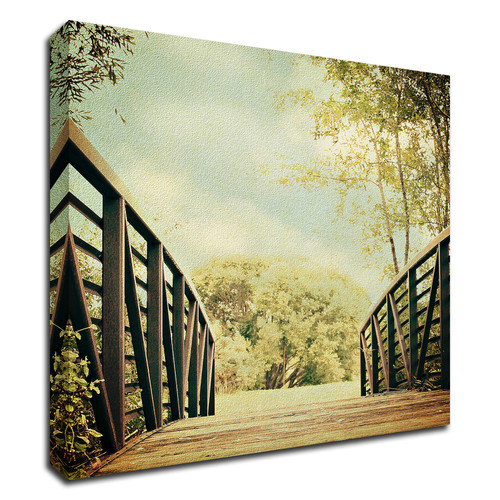 "Bridge To Paradise" Wrapped Canvas Print Wall Art