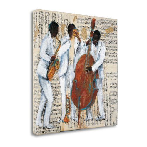 The King 4 Wrapped Canvas Print Living Room Wall Art