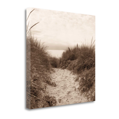 Dune Path 1 Wrapped Canvas Print Living Room Wall Art