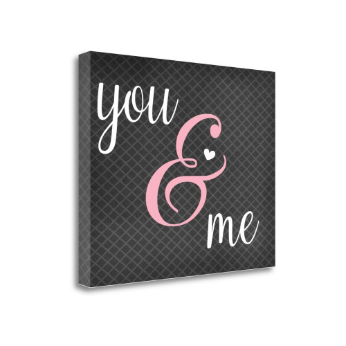 You And Me 5 Wrapped Canvas Print Living Room Wall Art