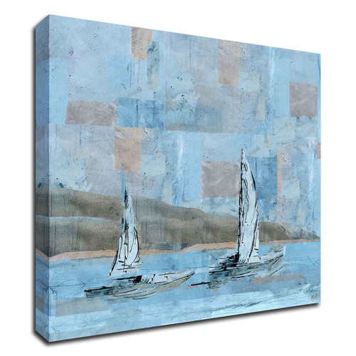 Sailboat No. 2 Wrapped Canvas Print Wall Art