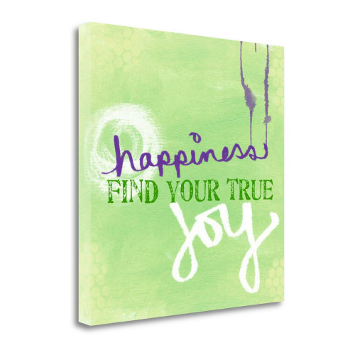Joy 7 Wrapped Canvas Print Living Room Wall Art