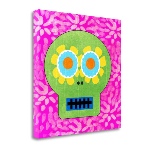 Day Of The Dead I Wrapped Canvas Print Living Room Wall Art