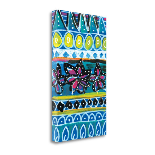 Pattern Painting 2 Wrapped Canvas Print Living Room Wall Art