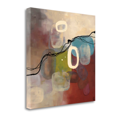 Spring Retrospective 1 Wrapped Canvas Print Living Room Wall Art