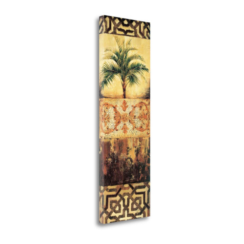 Palm Manuscripts I Wrapped Canvas Print Living Room Wall Art