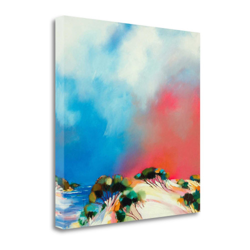Ocean Glow 3 Wrapped Canvas Print Living Room Wall Art