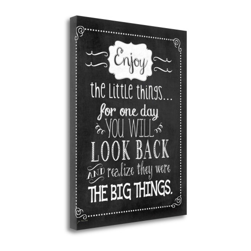 Enjoy 2 Wrapped Canvas Print Living Room Wall Art